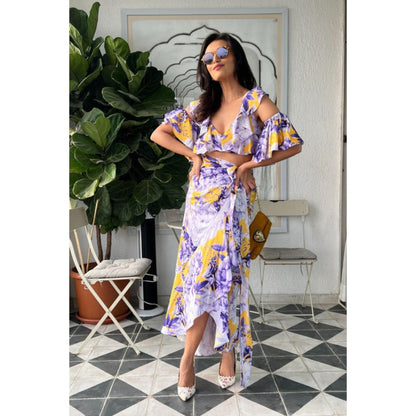 MANDIRA WIRK Roshni Chopra Top With Skirt