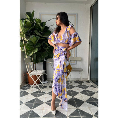 MANDIRA WIRK Roshni Chopra Top With Skirt