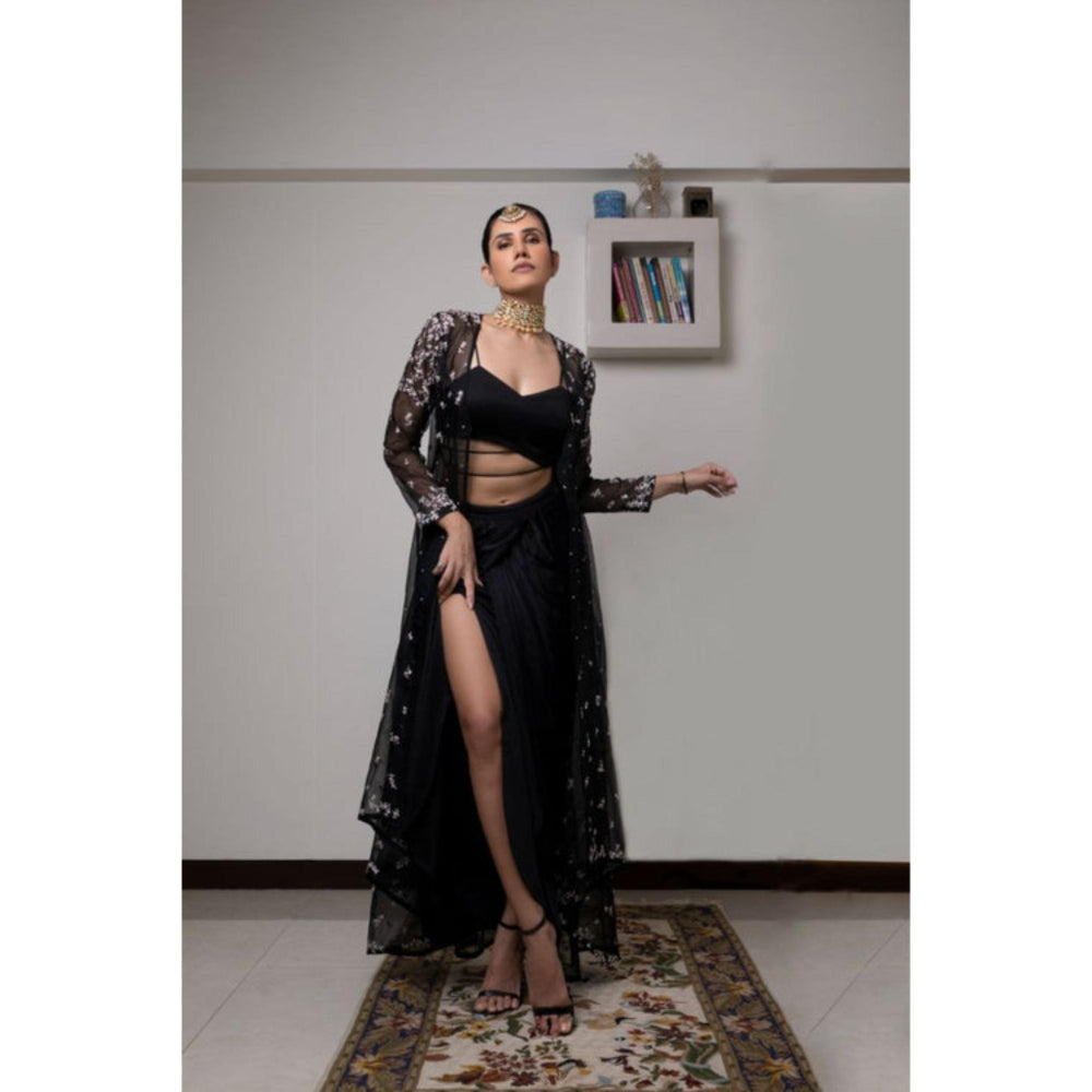 MANDIRA WIRK Sonnalli Seygall Top With Skirt