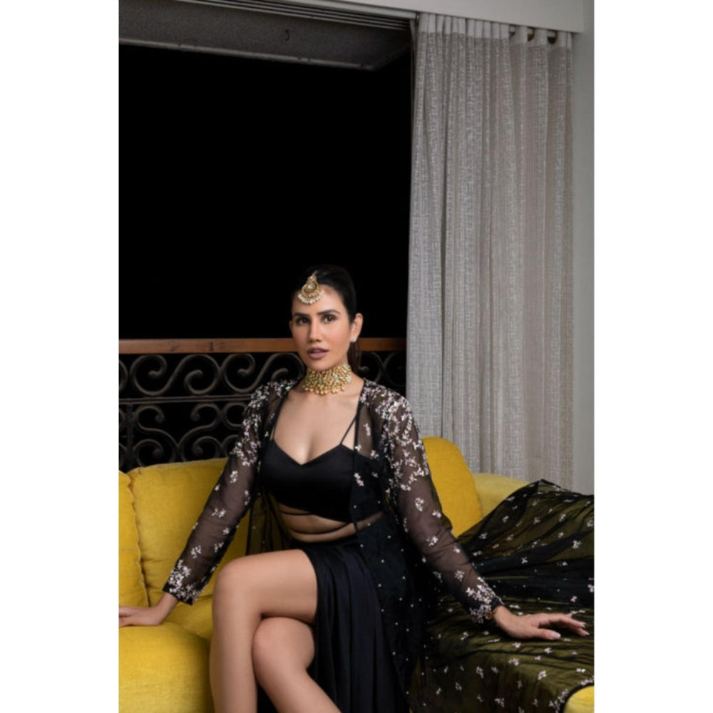 MANDIRA WIRK Sonnalli Seygall Top With Skirt