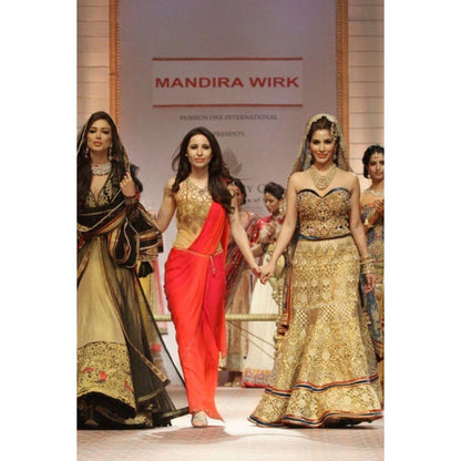MANDIRA WIRK Sophie Chaudry Lehenga Blouse With Dupatta