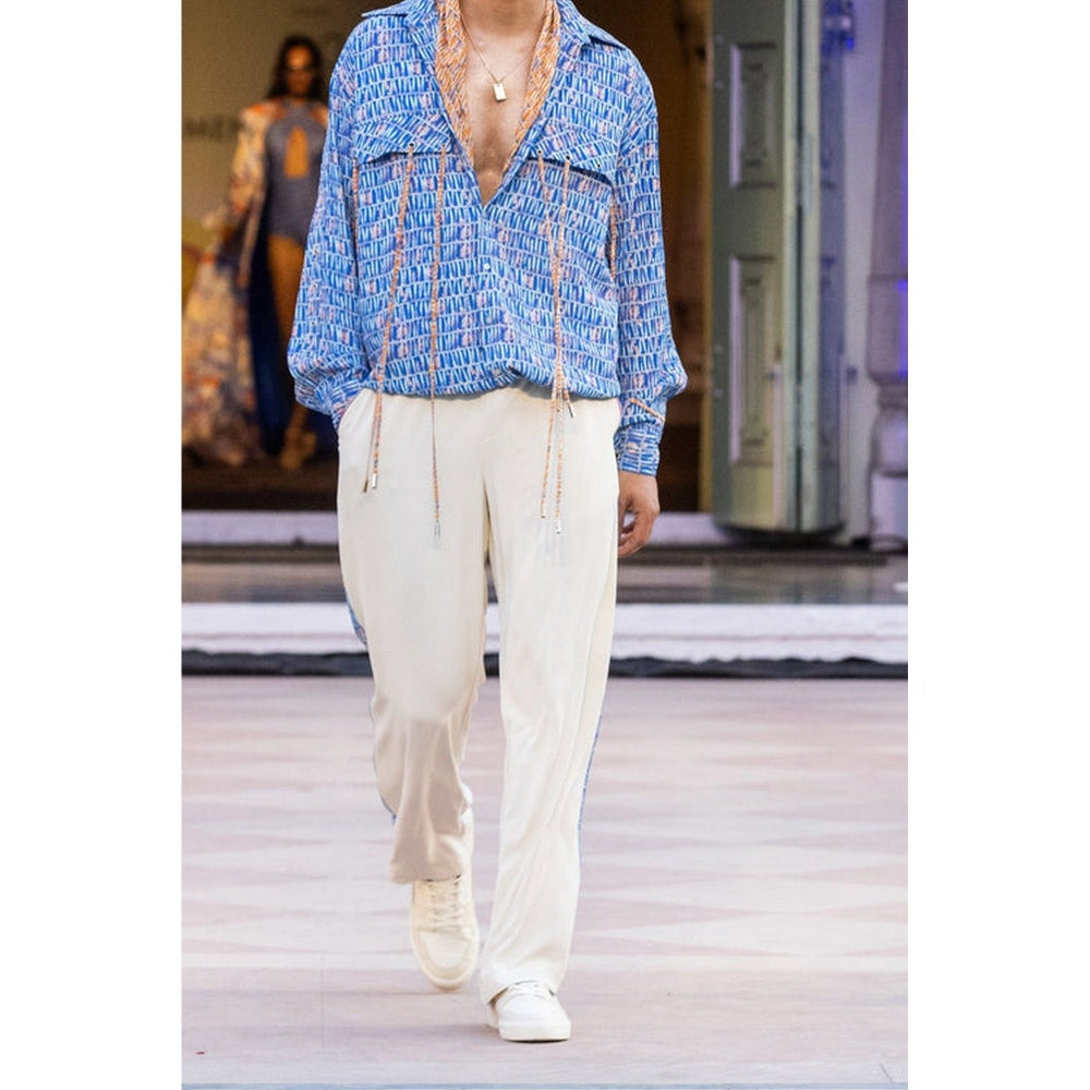 MANDIRA WIRK Resort White Trousers