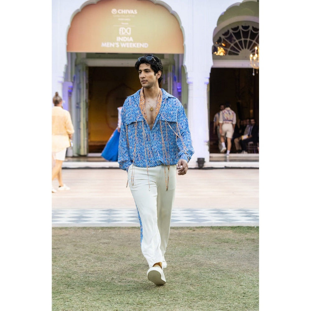 MANDIRA WIRK Resort White Trousers