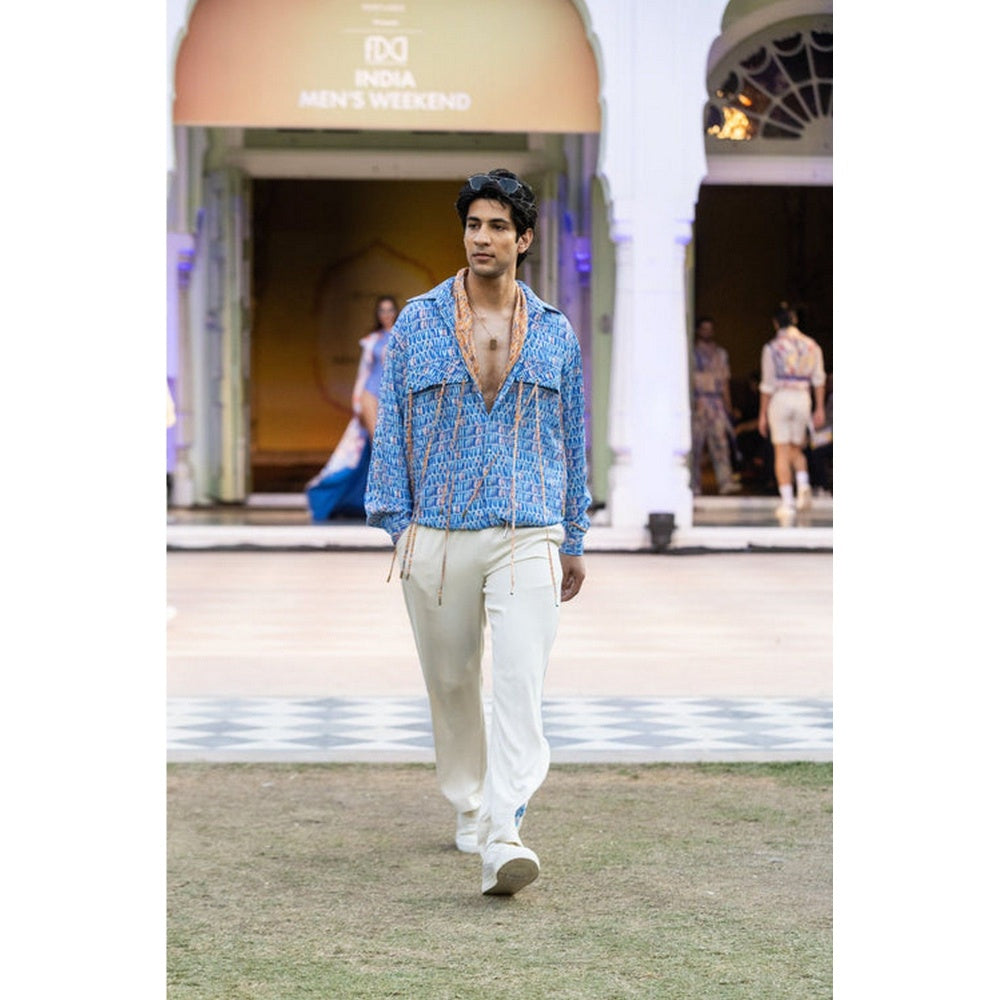 MANDIRA WIRK Resort White Trousers
