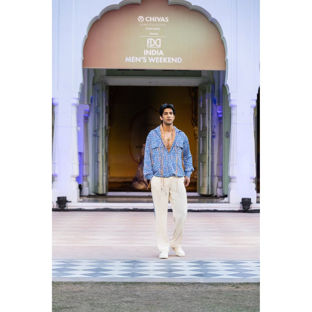 MANDIRA WIRK Resort White Trousers