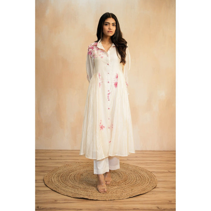 Mangalmay By Aastha Cherry Blossom Bloom Co-Ord (Set of 2)