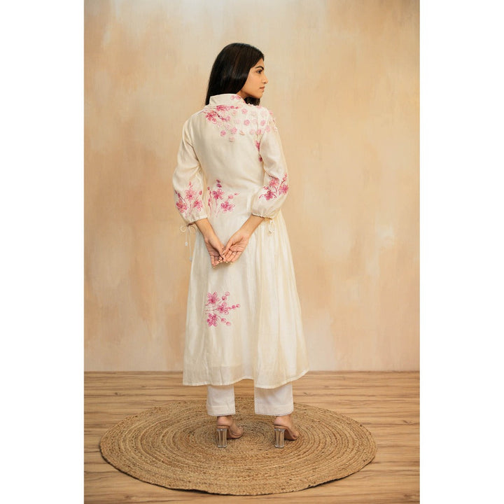 Mangalmay By Aastha Cherry Blossom Bloom Co-Ord (Set of 2)