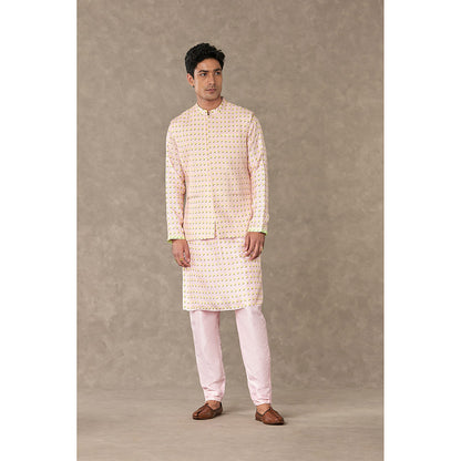 Masaba Barfi Pink Wallflower Nehru Jacket