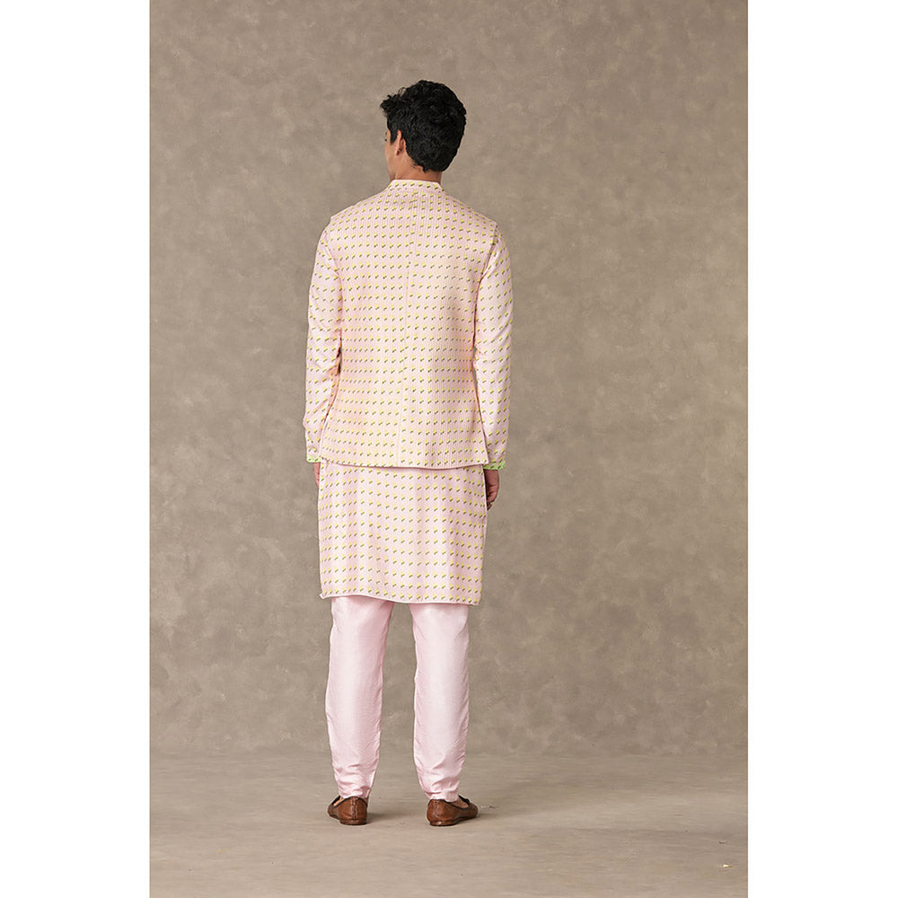 Masaba Barfi Pink Wallflower Nehru Jacket