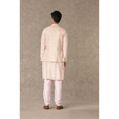 Masaba Barfi Pink Wallflower Nehru Jacket