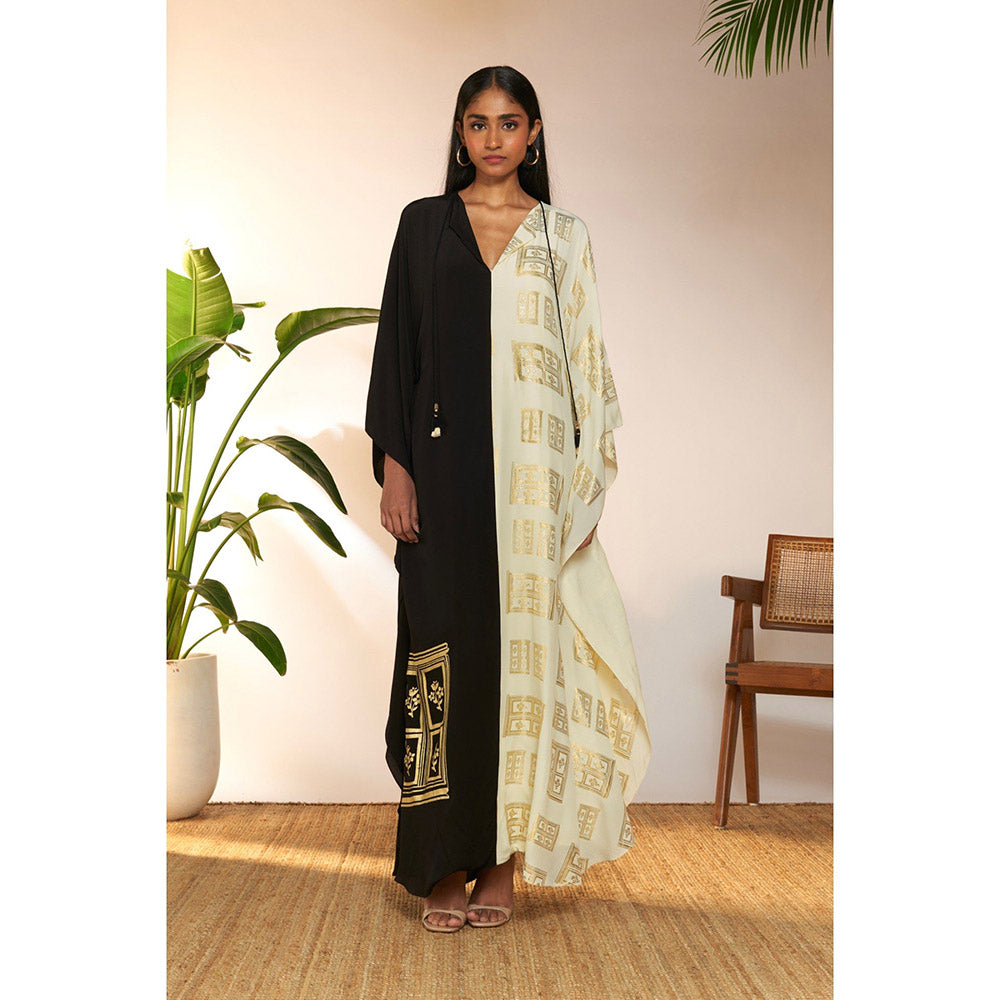 Masaba Multicoloured Foil Kaftan
