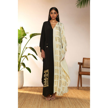 Masaba Multicoloured Foil Kaftan