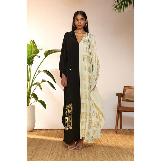 Masaba Multicoloured Foil Kaftan
