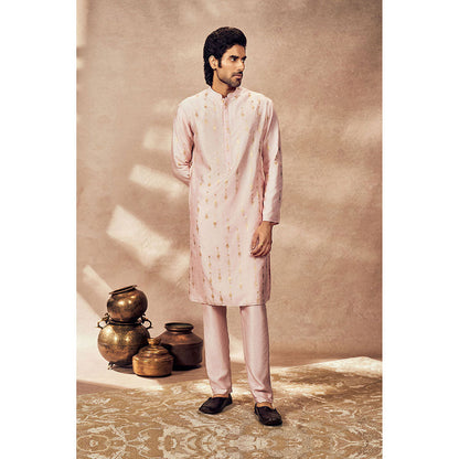 Masaba Baby Pink Tribal Pillar Kurta