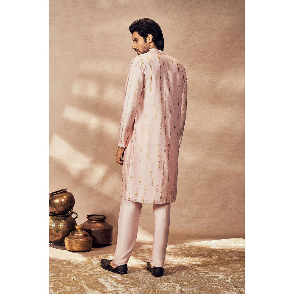 Masaba Baby Pink Tribal Pillar Kurta