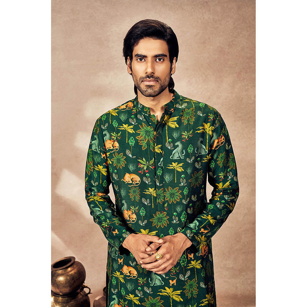 Masaba Green Tropical Rhapsody Kurta