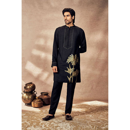 Masaba Black Palm Blooms Kurta