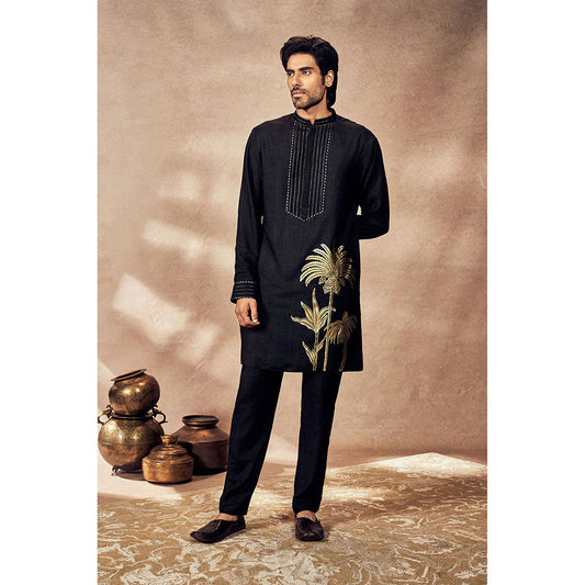 Masaba Black Palm Blooms Kurta