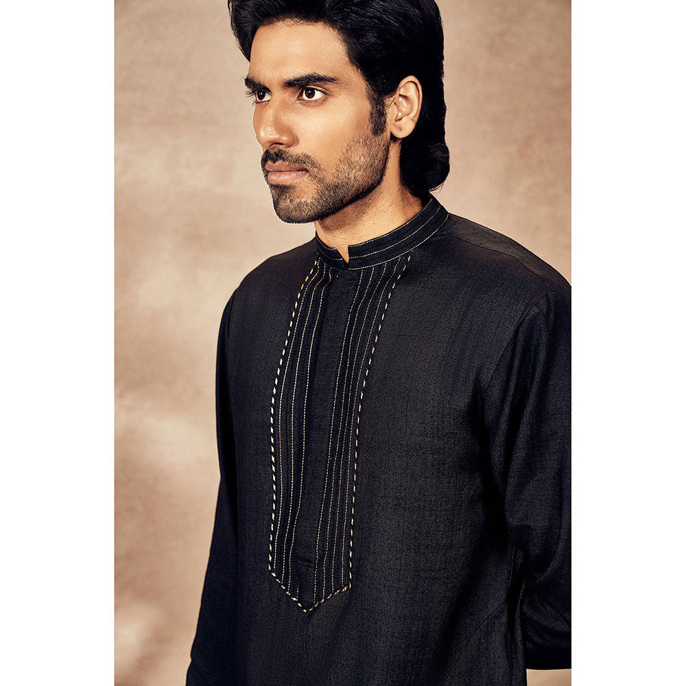 Masaba Black Palm Blooms Kurta