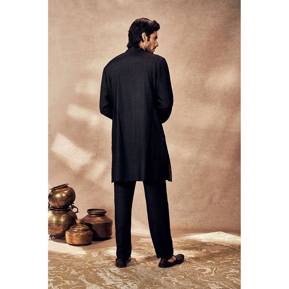 Masaba Black Palm Blooms Kurta