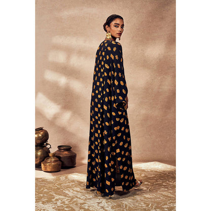Masaba Black Trinkets Kaftan Dress