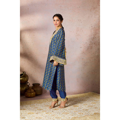Masaba Blue Pixie Dust Kurta with Pant (Set of 2)