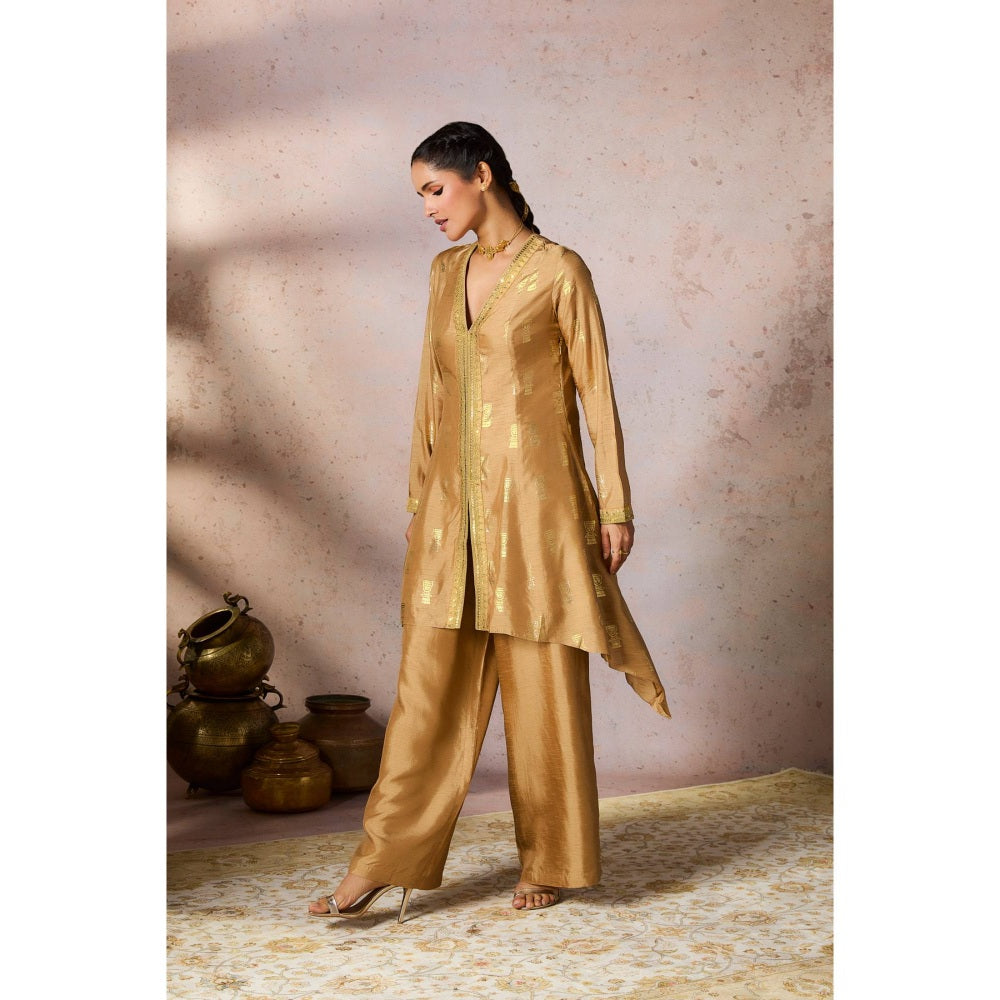 Masaba Beige Kurta with Palazzo (Set of 2)