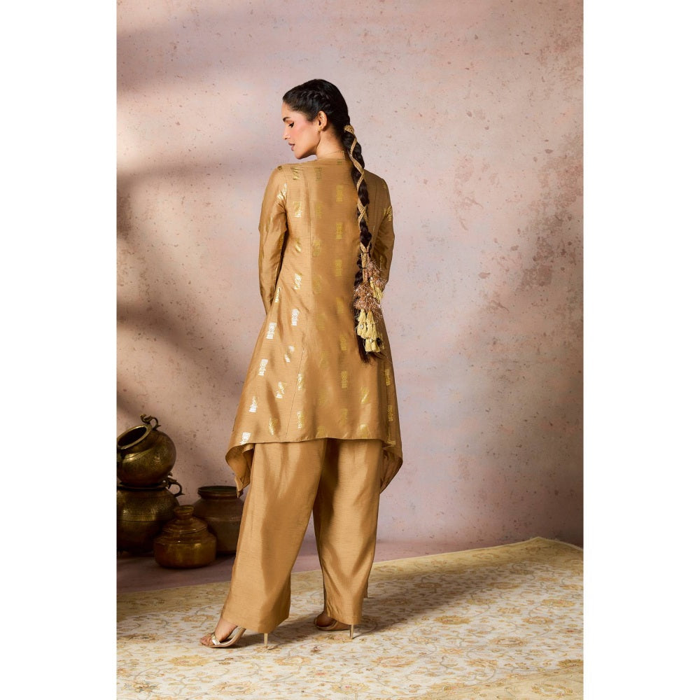 Masaba Beige Kurta with Palazzo (Set of 2)