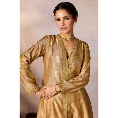 Masaba Beige Kurta with Palazzo (Set of 2)