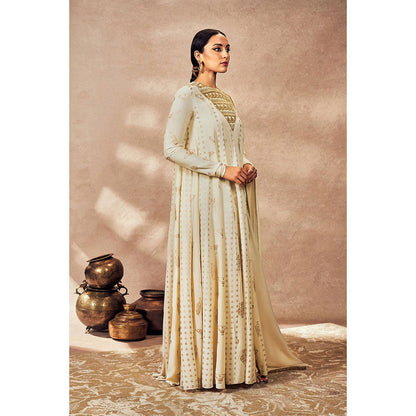 Masaba Off White Anarkali with Dupatta (Set of 2)