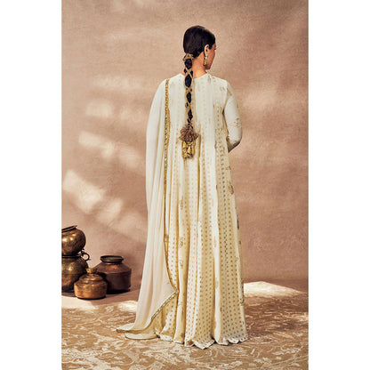 Masaba Off White Anarkali with Dupatta (Set of 2)