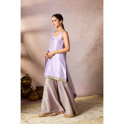 Masaba Lavender Pixie Dust Sharara with Kurta and Dupatta (Set of 3)