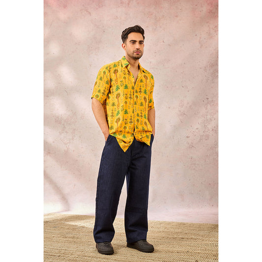 Masaba Yellow Nomadic Tribe Shirt