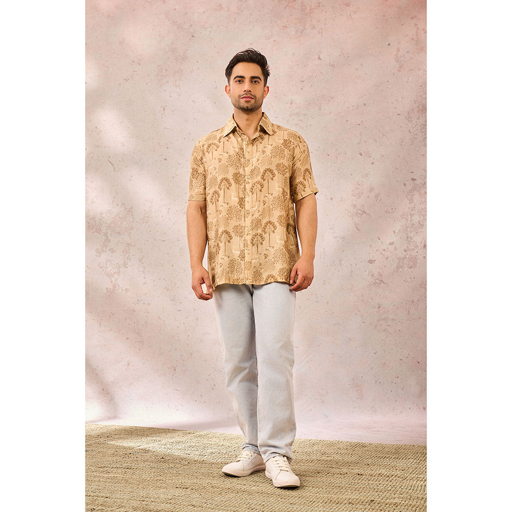 Masaba Beige Midnight Maze Shirt