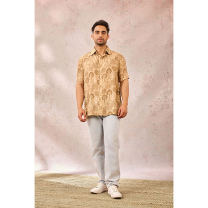 Masaba Beige Midnight Maze Shirt