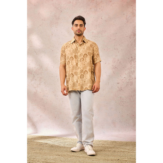 Masaba Beige Midnight Maze Shirt