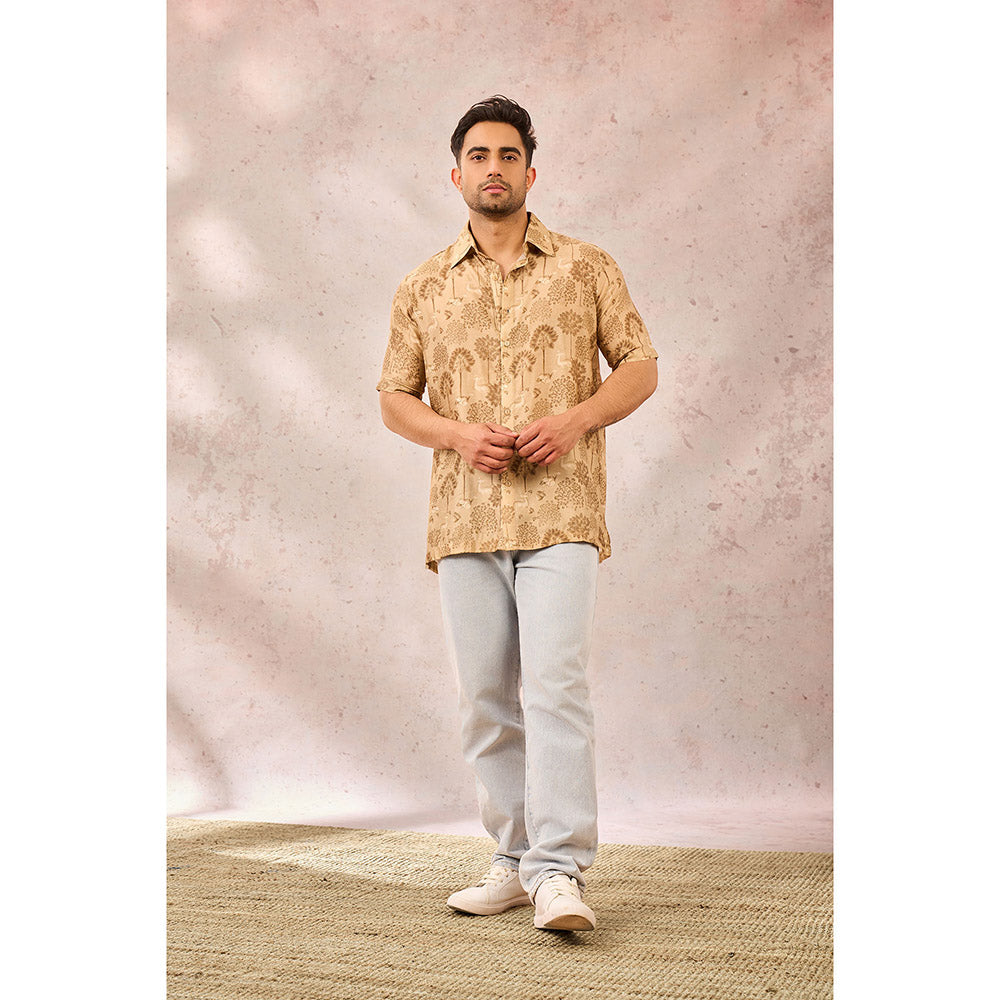 Masaba Beige Midnight Maze Shirt