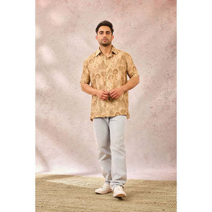 Masaba Beige Midnight Maze Shirt
