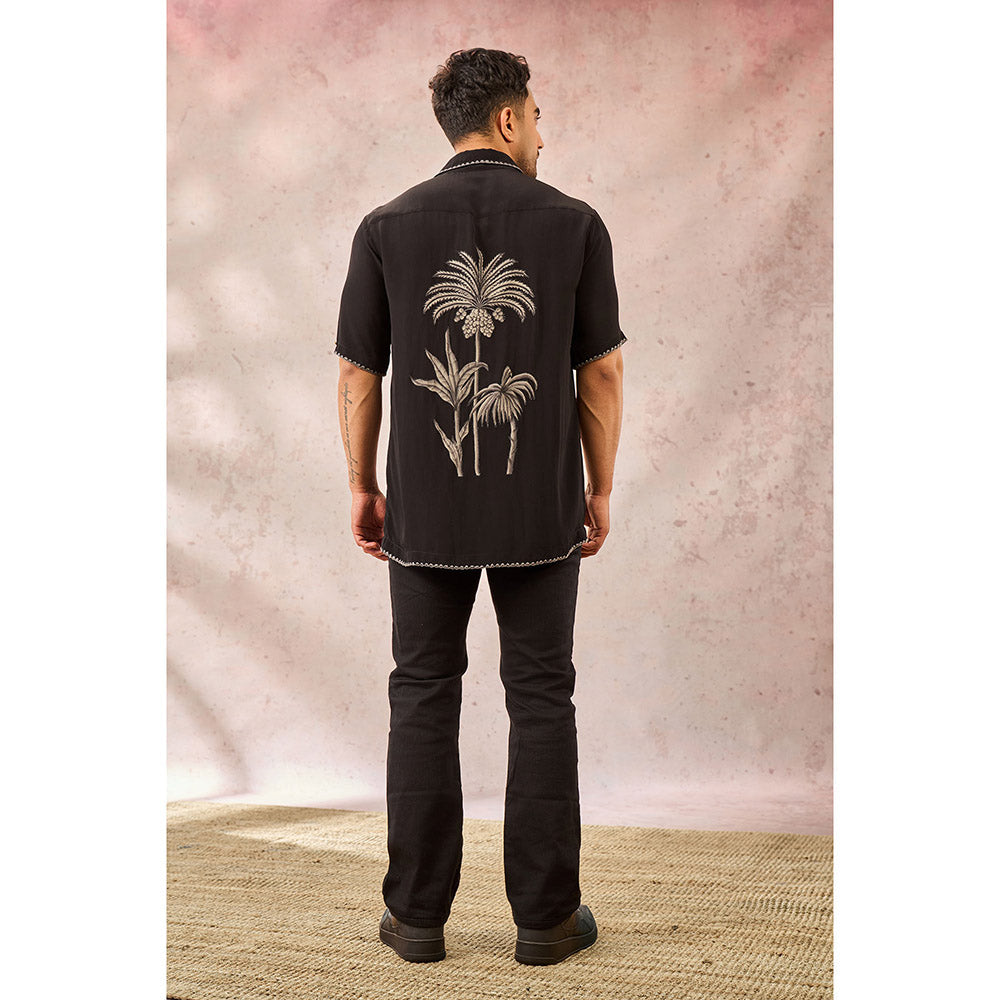 Masaba Black Midnight Imprint Shirt