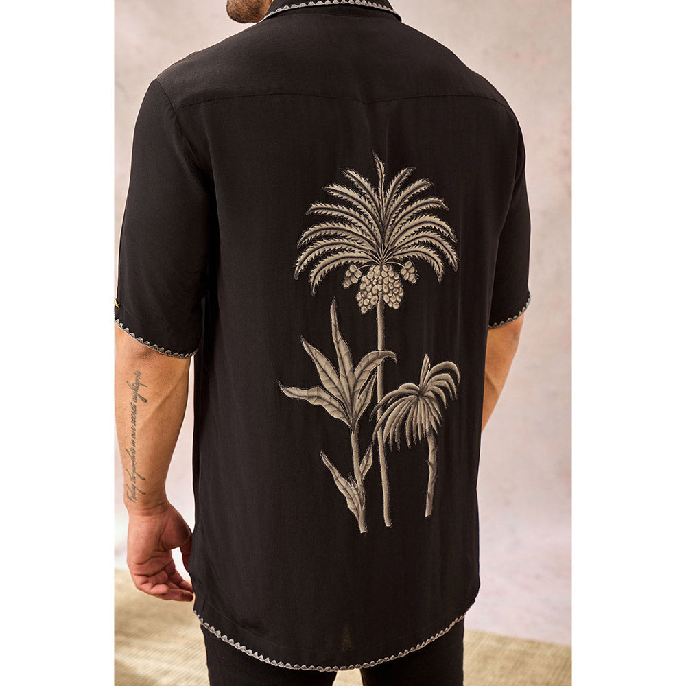 Masaba Black Midnight Imprint Shirt