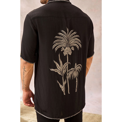 Masaba Black Midnight Imprint Shirt