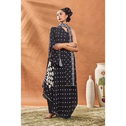 Masaba Black Kurta with Pant (Set of 2)