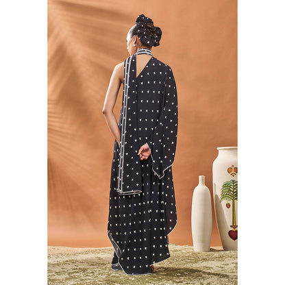 Masaba Black Kurta with Pant (Set of 2)