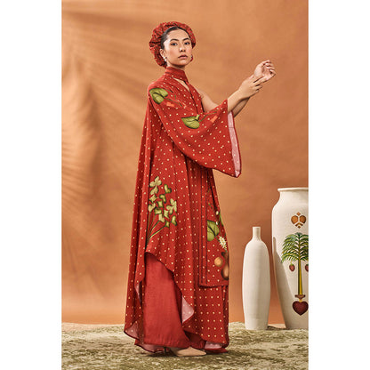 Masaba Red Kurta with Pant (Set of 2)