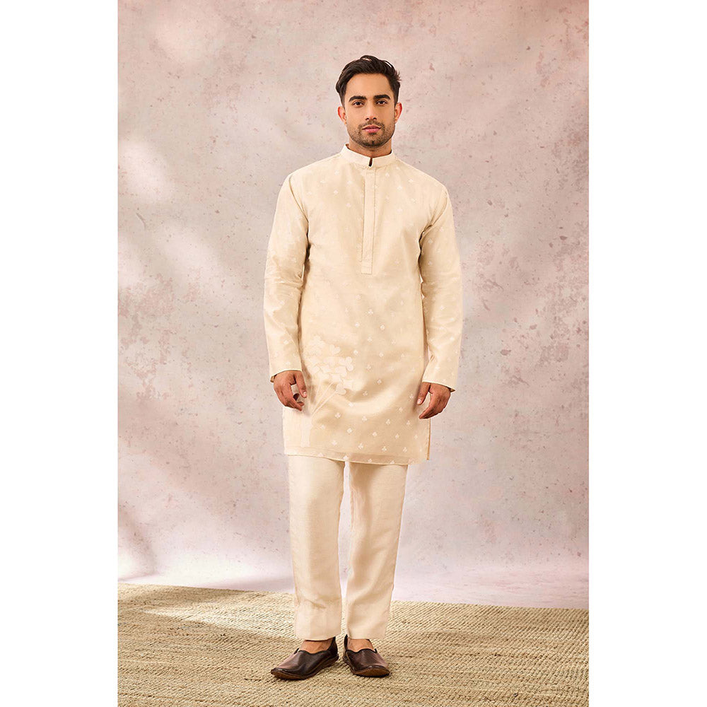 Masaba Beige Spade Blossom Kurta with Pant (Set of 2)
