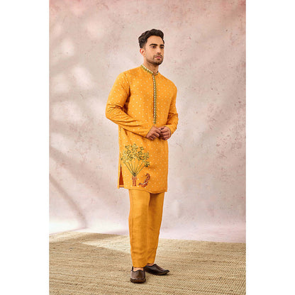 Masaba Yellow Spade Blossom Kurta