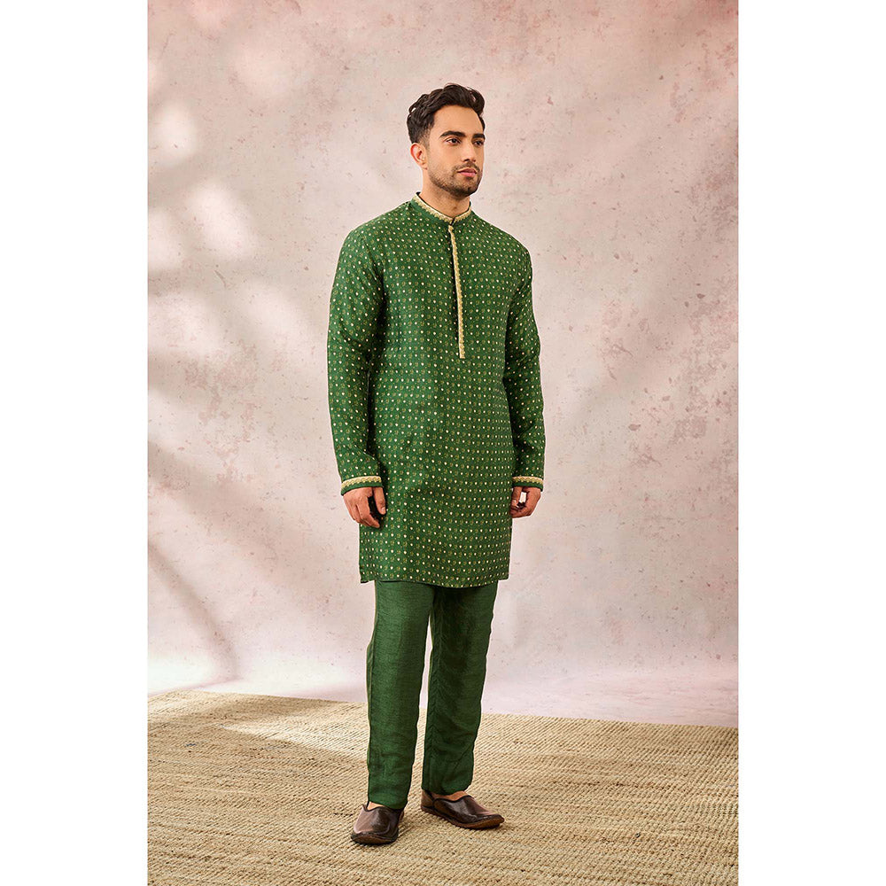 Masaba Green Tree Of Hearts Kurta with Pant (Set of 2)