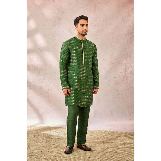 Masaba Green Tree Of Hearts Kurta with Pant (Set of 2)