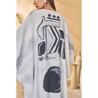 Masaba White Noise Kaftan