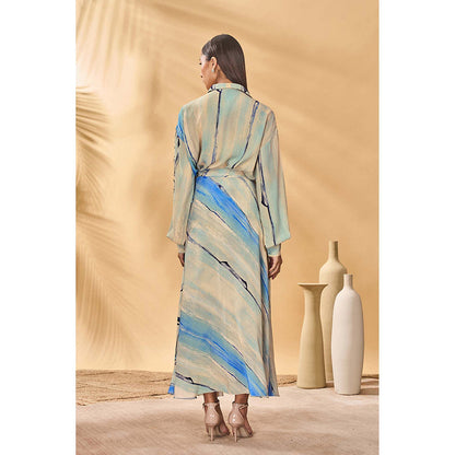 Masaba Multicolour Midnight Faces Coord (Set of 2)